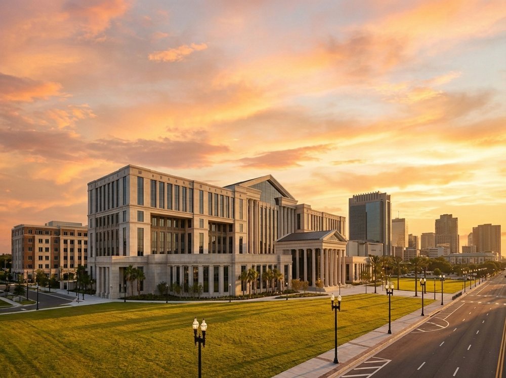Duval County Courthouse modern architecture Jacksonville downtown